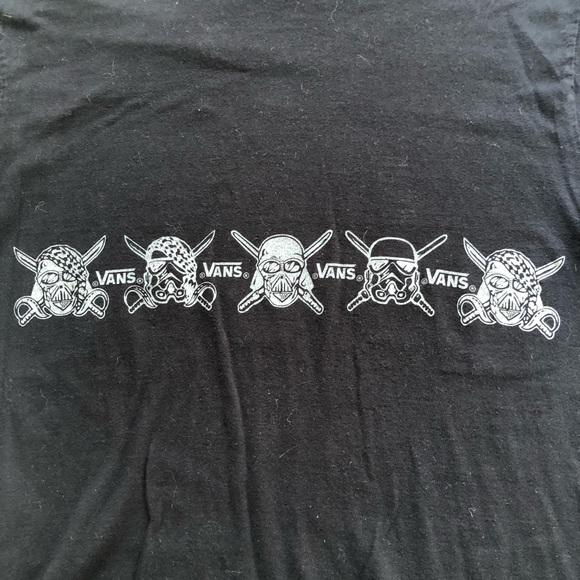 Vans Star Wars Black Graphic Printed T-Shirt Men’s Size L Short Sleeves Casual - Picture 7 of 16
